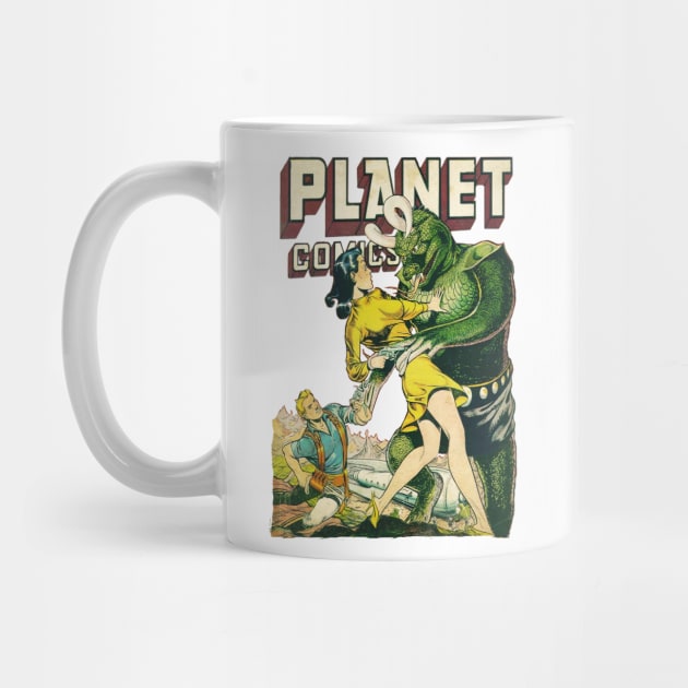 Planet Comics - Comic Book Cover by The Blue Box